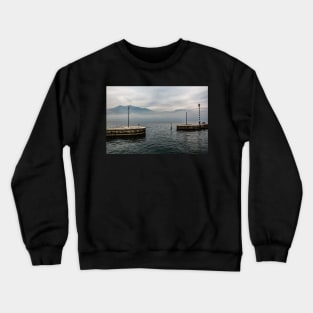 Winter Lake Garda at Castelletto Crewneck Sweatshirt